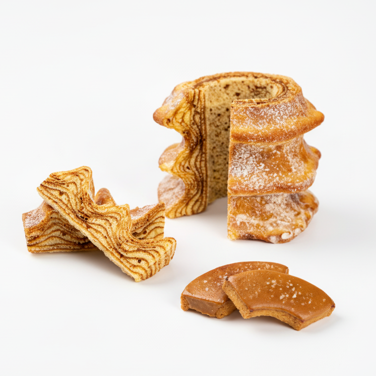 【北海道お土産グランプリ金賞＆バウム博 4位受賞】塩キャラメルバウムラスク & 堅焼きバウム